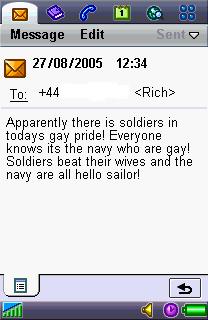 out in the military!